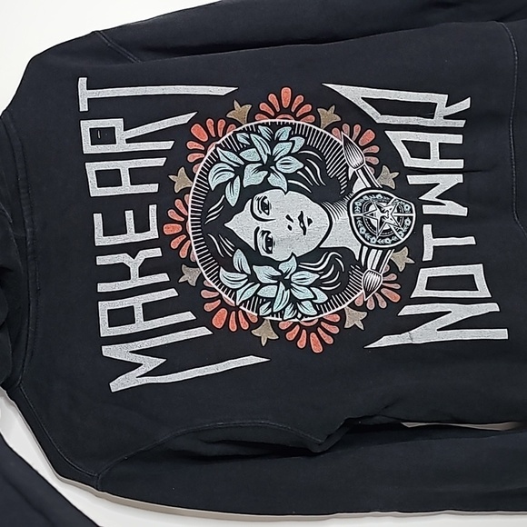 Obey black xs hoodie - Picture 6 of 8